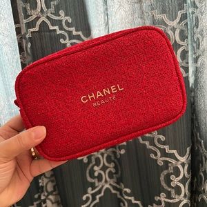 Auth* Chanel Makeup pouch